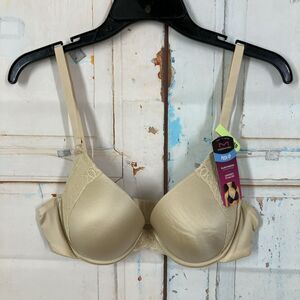 MAIDENFORM 09428 Love The Lift Natural Boost Push-Up Underwire 38B Beige Bra
